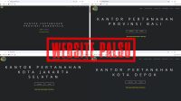 Beredar Web Palsu